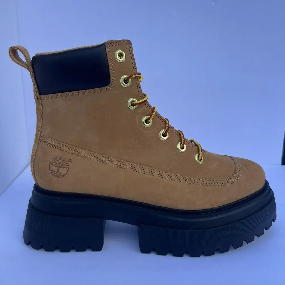 Timberland Sky Boots Women's 6" Lace Up Waterproof Ankle Boots Arch Support 8.5 - Picture 3 of 16